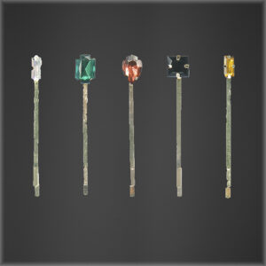 Rhinestone Multi Colour Hair Pins