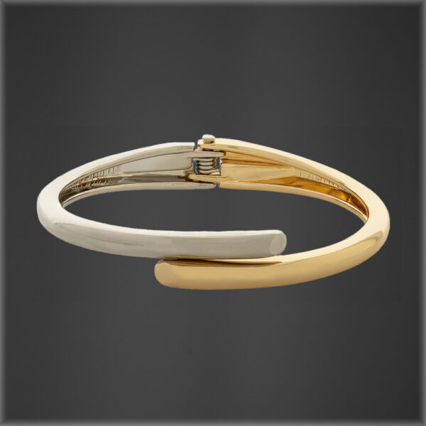 Duet Bangle Spring Closure – Gold-Silver