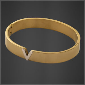 Violetta Snap Bangle Gold