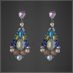 Paris Opalescence crystal dangle earrings