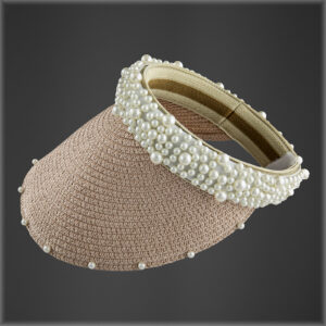 The Pink Pearl Visor Headband