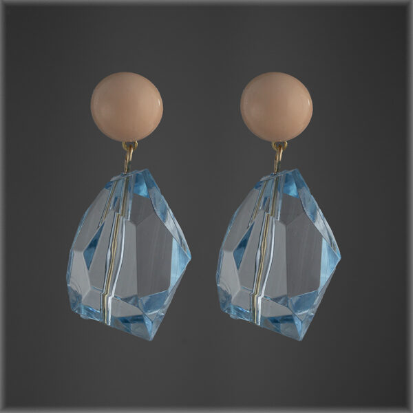 Gelati Crystal Earrings Blue