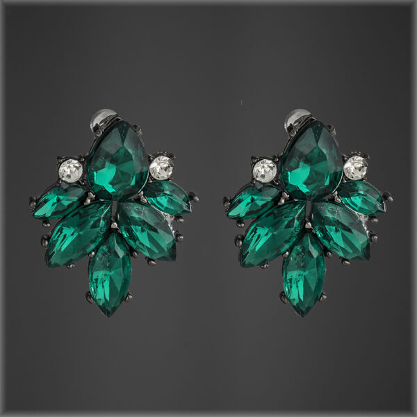 Baroque rhinestone earrings