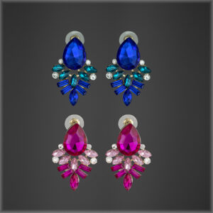 Rhinestone earrings comp