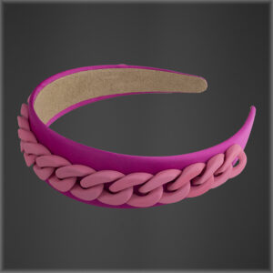 Velvet Rope Headband Pink