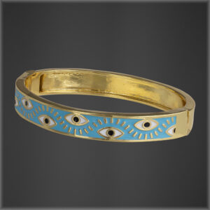 Lucky Evil Eye Bangle Blue