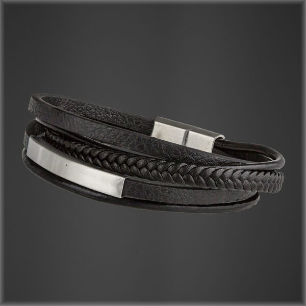 Julian multi leather bracelet