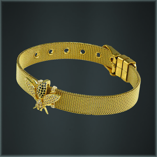 Mesh Bee Bracelet