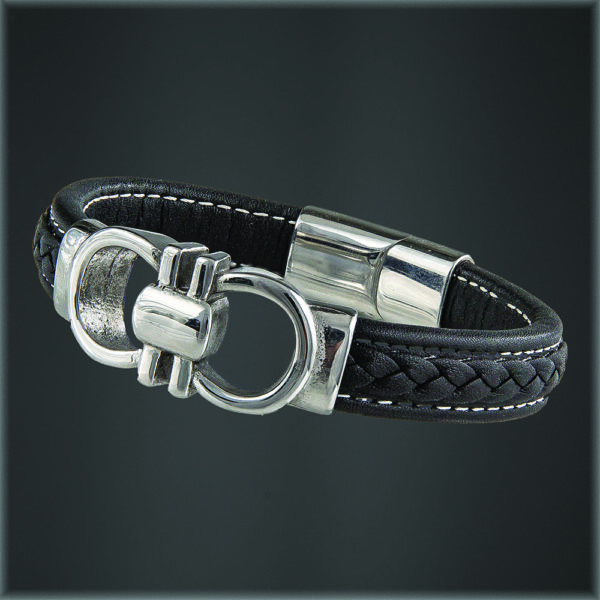 Samuel Leather Bracelet