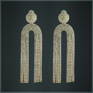 Whitney Rhinestone Earrings