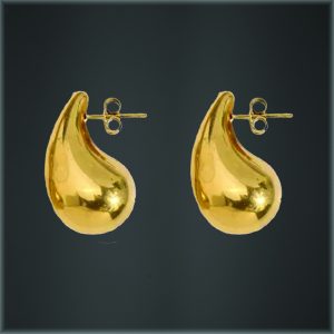 Teary Stud Earring Gold