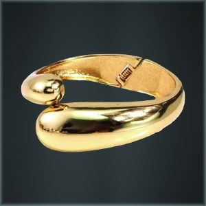 Teary wrap Bangle Gold